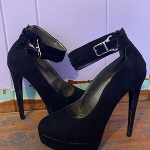 Chinese Laundry Black Stiletto Platform Heels